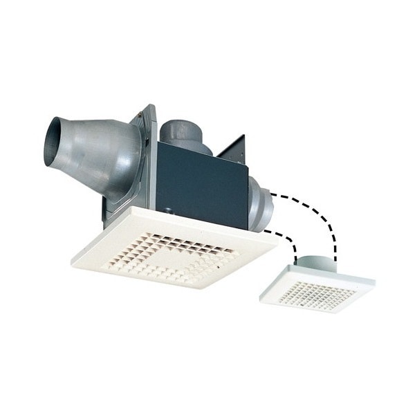 DVP-S10FH4 ナナハン [ダクト用換気扇 スタンダード格子タイプ 2部屋用]