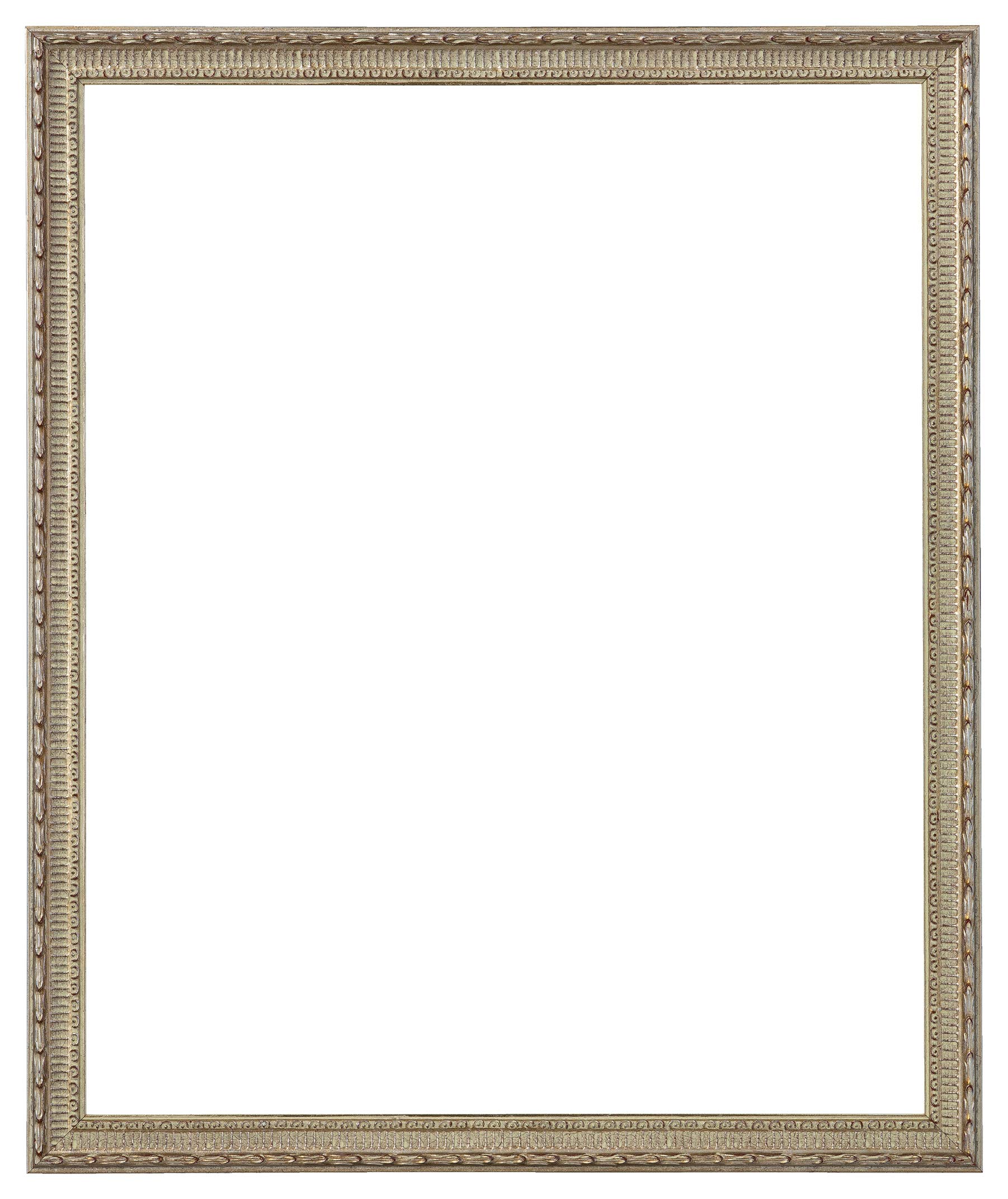 ラーソン・ジュール 額縁 ベルリン 水彩F6(内寸550x458mm)中抜きマット(窓寸396x304mm)付き シルバー