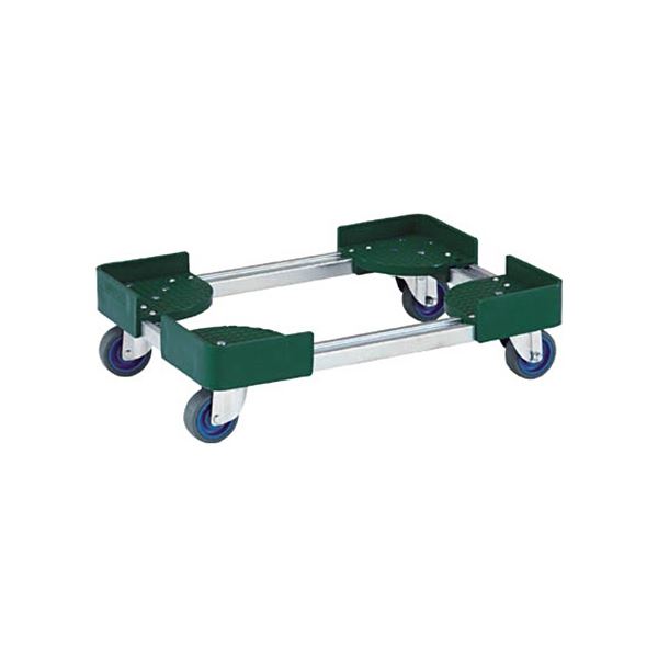 TRUSCO 伸縮式コンテナ台車 内寸400-500×600-700mm スチール製 FCD-4060-ALG 1台 組立品