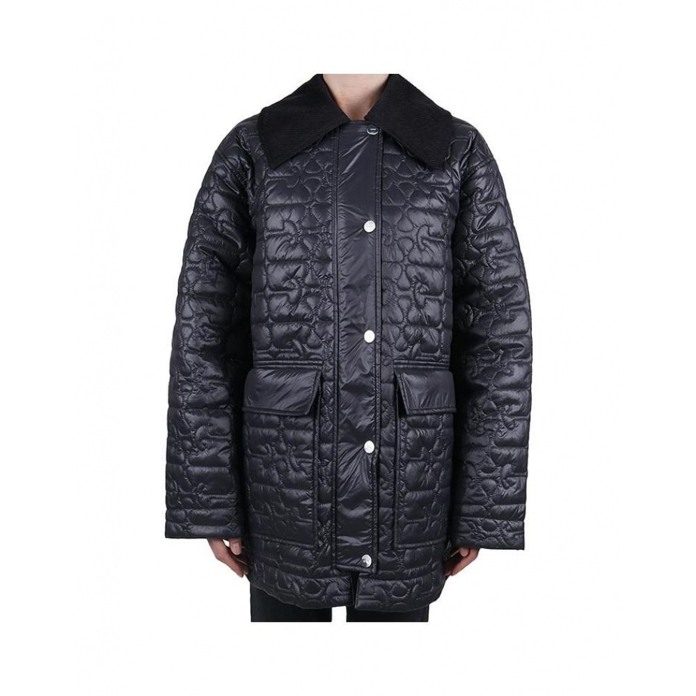 ガニー 25FW レディース シャイニー キルティング ジャケット ファントム W0343 252