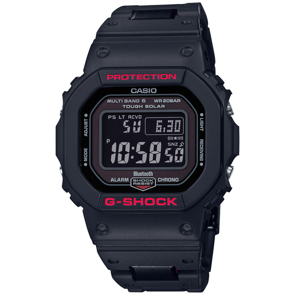 カシオ 【国内正規品】G-SHOCK(ジーショック) MULTI BAND6 Bluetooth Gショック ソーラー電波 メンズタイプ GW-B5600HR-1JF