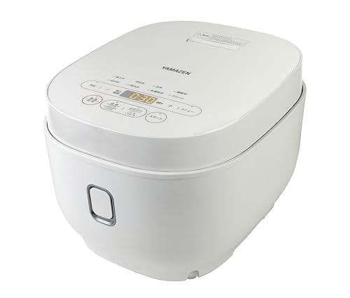 [山善] 炊飯器 一人暮らし 5.5合 マイコン式 二人暮らし 玄米 雑穀米 炊き分け13種 最短20分炊飯 「メニューに合わせた白米炊き分け機