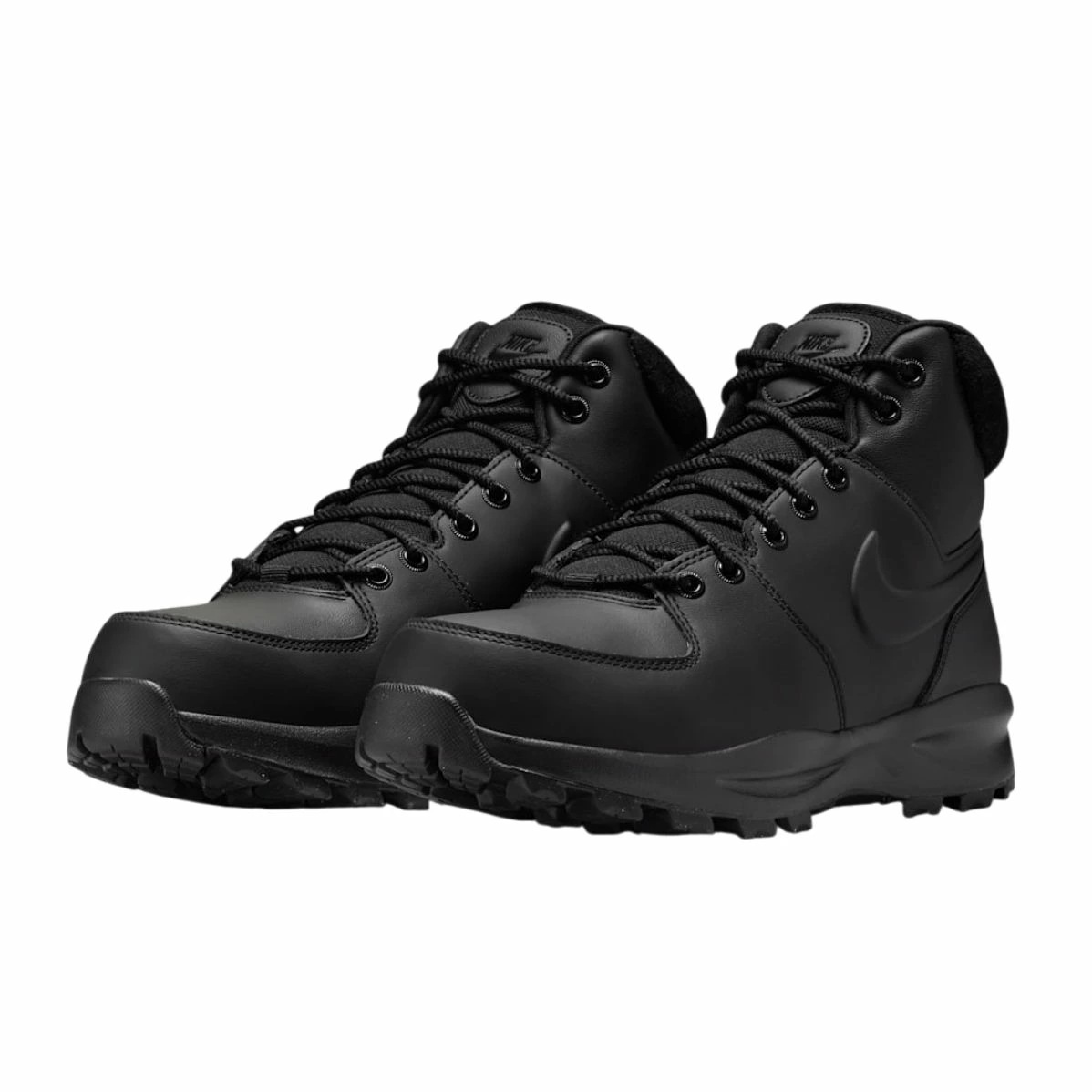 NIKE ナイキ MANOA LEATHER マノア レザー メンズ スニーカー ブラック 黒 HF7095 001 紐 通学 靴