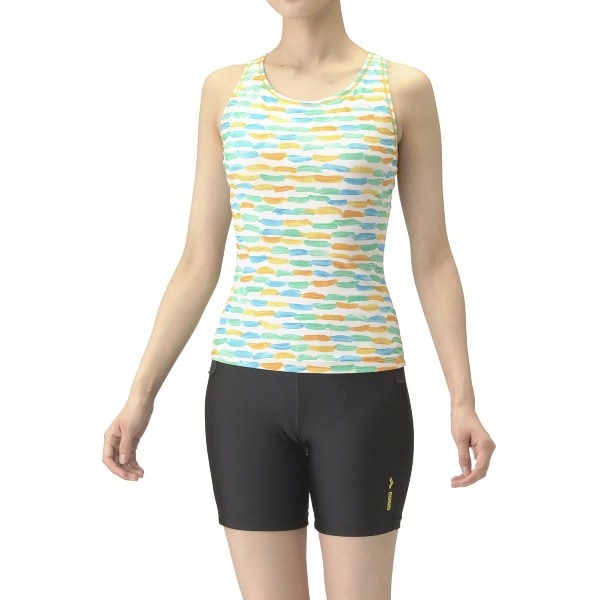 ARENA アリーナ フィットネスセパレーツ Yバック ミドルレッグ 差し込みパッド 水泳 水着レディース フィットネス AS4FWF48W-YLBK 8,929円