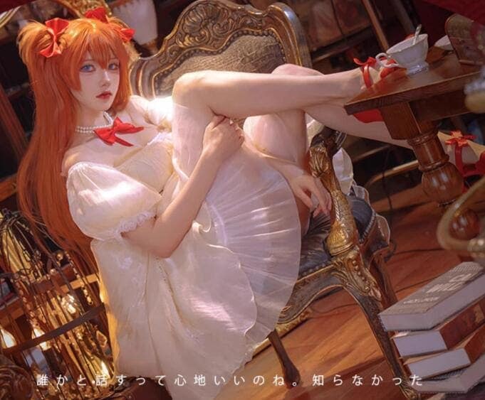 新世紀エヴァンゲリオン EVA新世紀 アスカラングレー コスプレ衣装 明日香 コスチューム ワンピース パーティードレス　ハロウィン期間限定30％