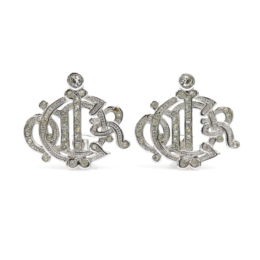 クリスチャンディオール Christian Dior イヤリング メタル シルバー レディース h31030a