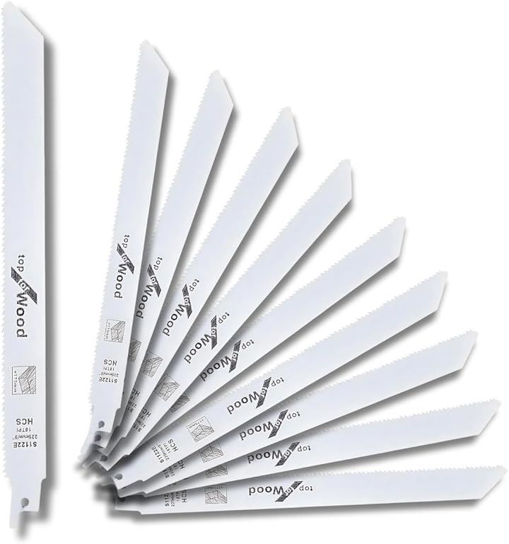 互換 レシプロソー 替刃 セーバーソー 電動 ブレード ノコギリ 電気 解体(木材・薄金属用 225mm)