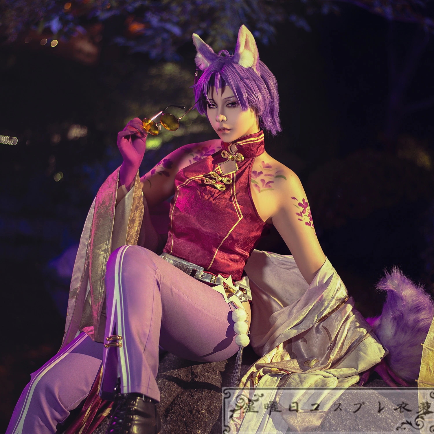 NU: カーニバル 妖夜華夢 SSR 狐火の追憶 玖夜 コスプレ衣装 コスチューム ハロウィン 変装 仮装