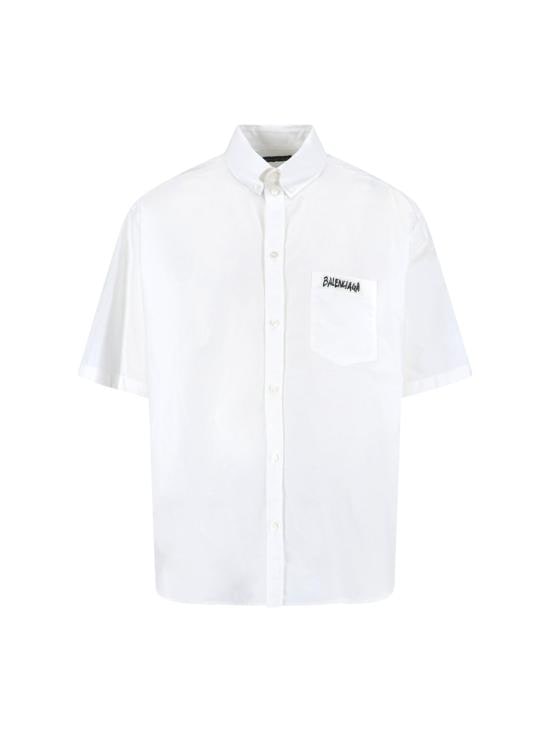 BALENCIAGA Men Shirts 857810 TRM28 9000 White