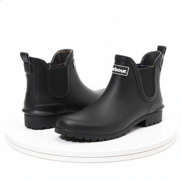 BARBOUR生産 Wilton Wellington Boots LRF0066 BK11 ウィルトン ウェリントン ブーツ ブラック 816991