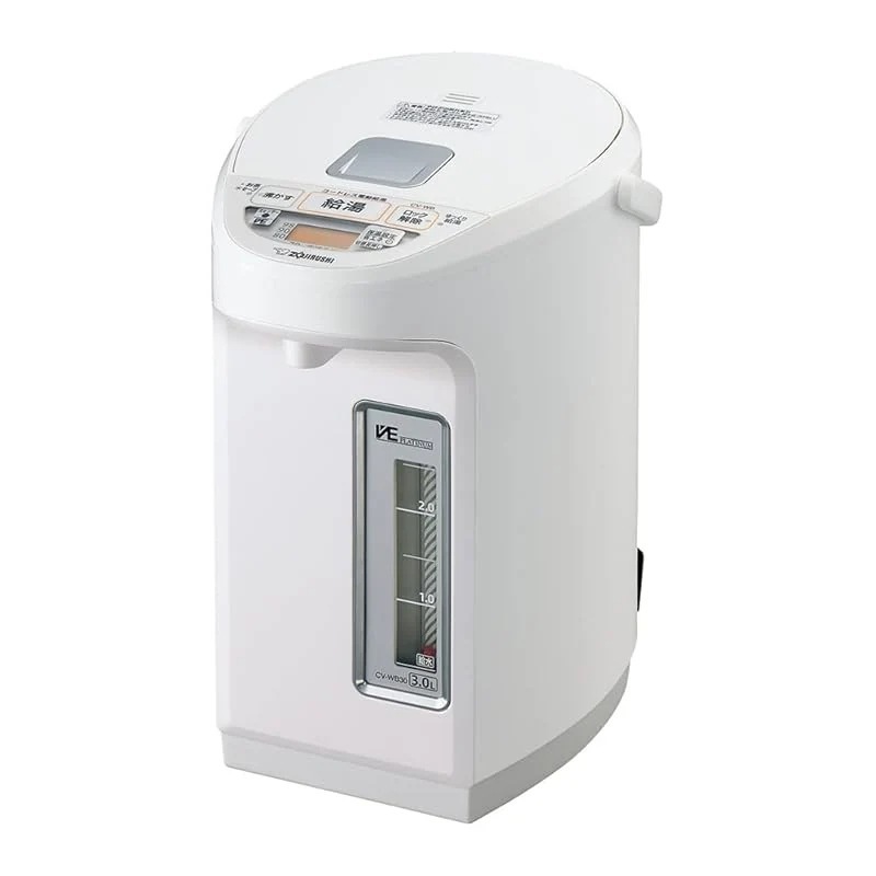 【即納】象印 電気ポット マイコン沸とうVE電気まほうびん 3.0リットル ホワイト 優湯生(ゆうとうせい) CV-WB30-WA