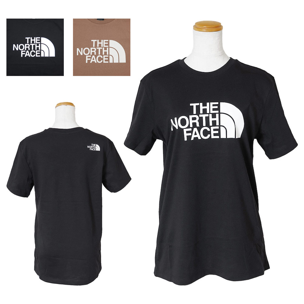 Tシャツ 半袖 レディース トップス ビッグロゴ クルーネック NF0A8A6G 2025年春夏新作