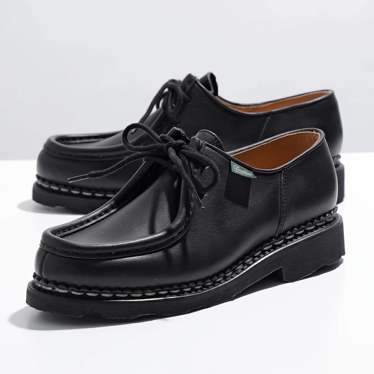 Paraboot パラブーツ チロリアンシューズ 721204 MICHAEL/GRIFF2 ミカエル レディース リスレザー モカシン レザーシューズ 靴 LIS-NOIR