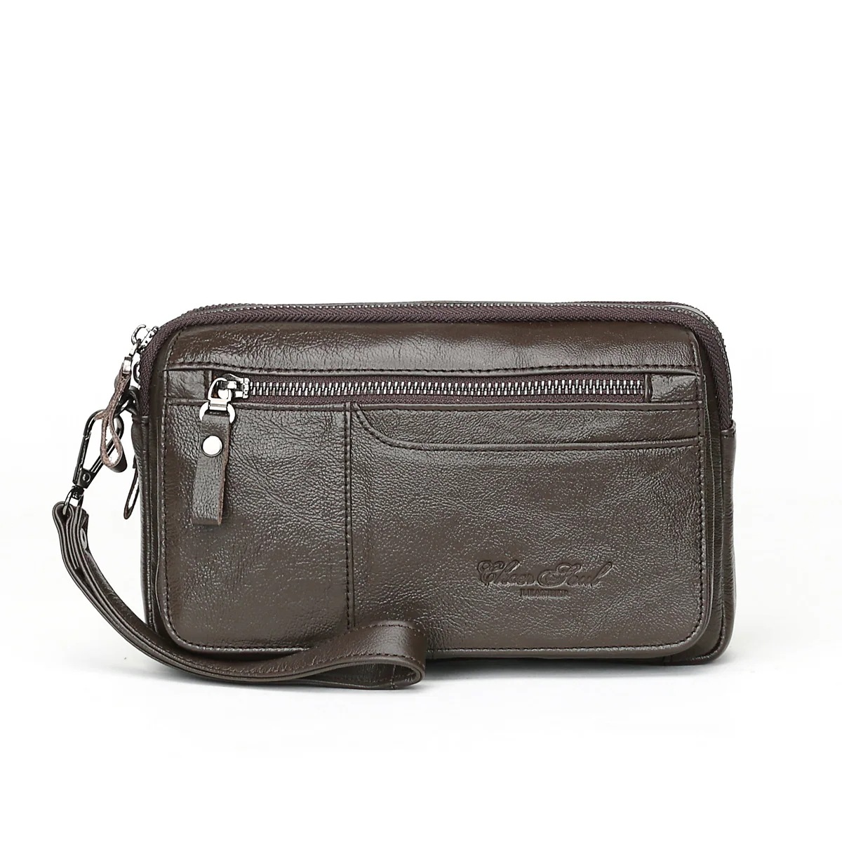 新型カジュアルメンズ本革ハンドバッグハンドバッグハンドバッグハンドバッグ小銭携帯バッグ