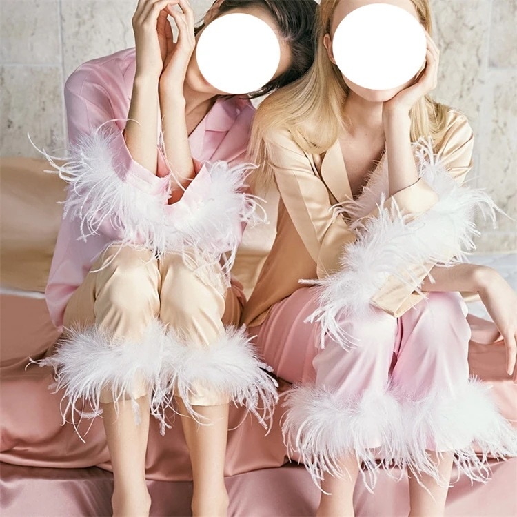 INSスタイル ロングパンツ ウェア パジャマ スリム 快適である 怠惰な風 長袖