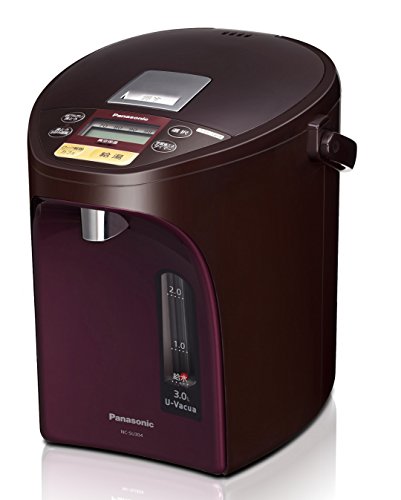 パナソニック 電気ポット 3.0リットル 真空断熱 省エネ保温 お好み温度調節 給湯量(4段階+コーヒー用) コードレス給湯 ブラウン NC-S