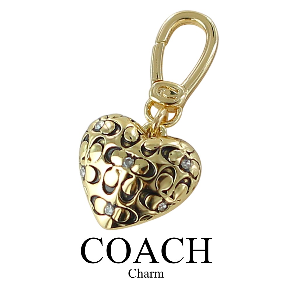 コーチ チャーム レディース ハート COACH ゴールド チャーム アクセサリー ブランド おしゃれ かわいい プレゼント 誕生日 記念日 彼女 妻 女友達 ギフト 501279GLD710 成人