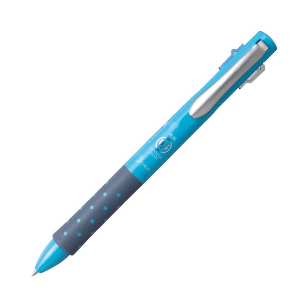 （まとめ） トンボ鉛筆 3色油性ボールペン リポータースマート3 0.5mm （軸色 ライトブルー） BC-TRLE42 1本 20セット