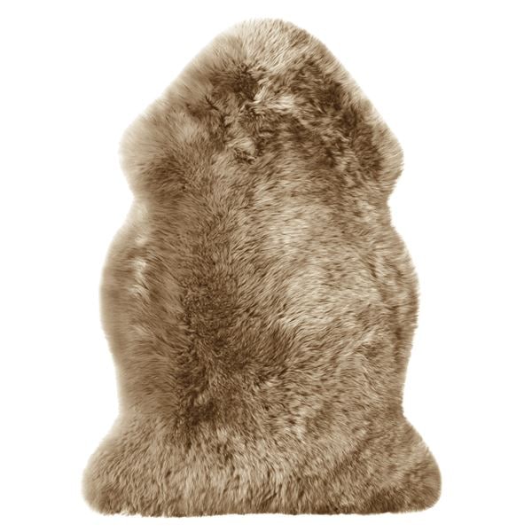 ムートンラグ 約55x80cm 1匹サイズ ブラウン
