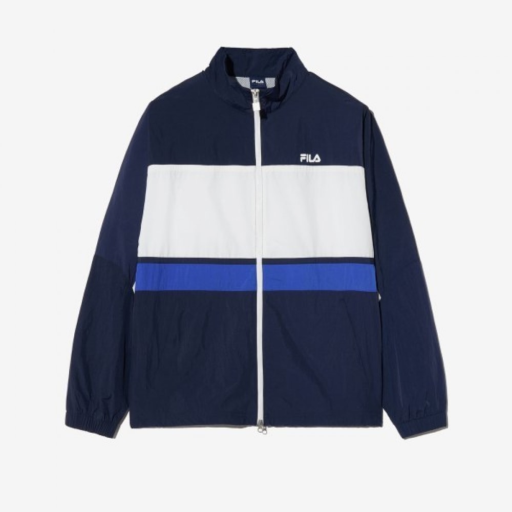 FILA ウーブンカラーブロックウィンドブレーカー