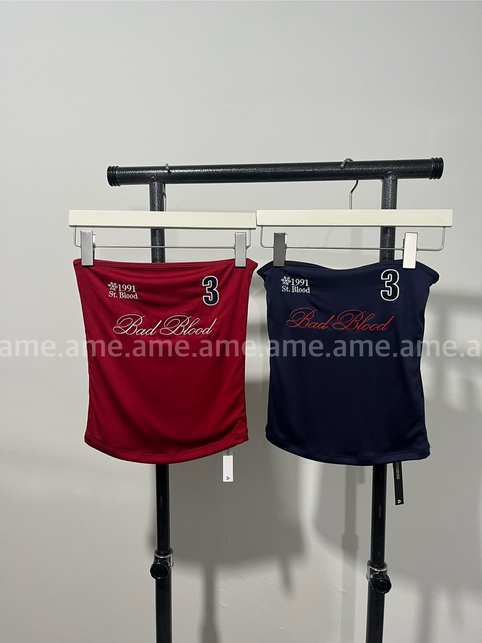 クラシック ロゴ チューブ トップ - レッド