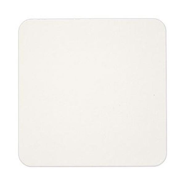 （まとめ）TANOSEE ペーパーコースター無地（角）厚さ0.5mm 1パック（200枚）[x20]