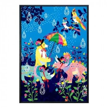 Kayo Horaguchi 宝石みたいな雨が降った日 アートパネル ZKH-53657