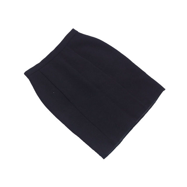 スカート 裏地付き 40サイズ タイトシルエット ブラック レディース 中古