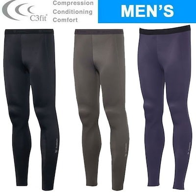 C3fit シースリーフィット コンプレッションロングタイツ メンズ GC04351 7,310円