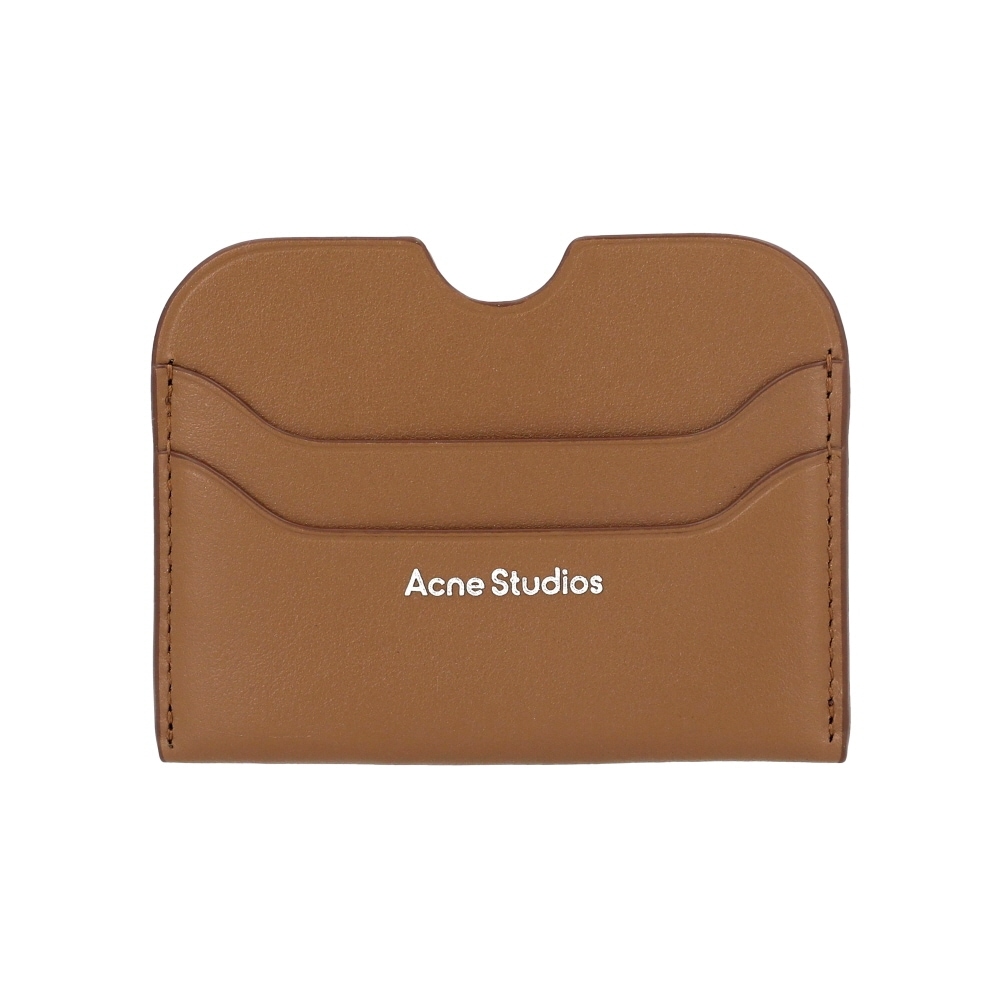 アクネストゥディオ ロゴ カードケース CAMEL BROWN (640)
