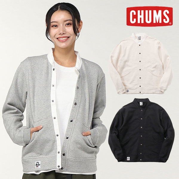 【SALE10%OFF】【即納】CHUMS チャムス トップス フルスナップハリケーントップ 長袖 パーカー ミドル丈 ch10-1415