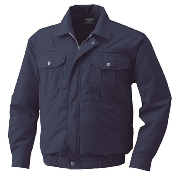 KU9054F 空調服 ポリエステル製 フルハーネス対応 ダークブルー 4L