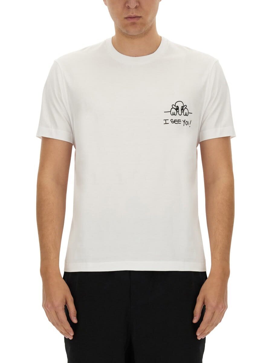 MY70261AY529_526N ホワイト 春夏2024 Tシャツ メンズ ia