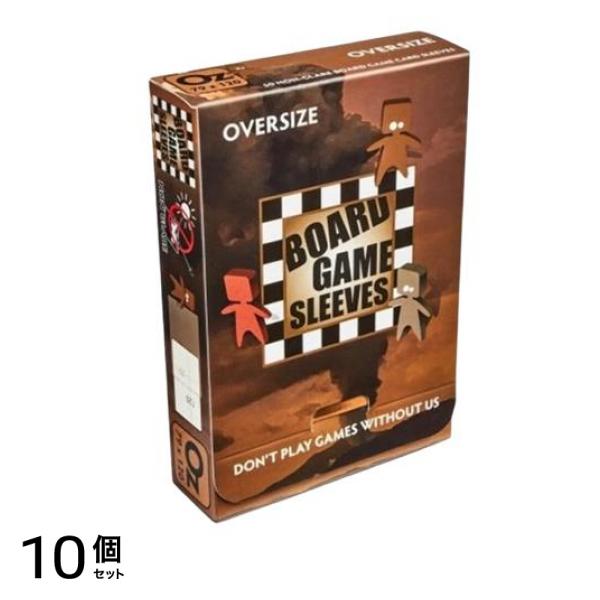 ボードゲームスリーブ ノングレア Oversize 82x124mm用 50枚入 10個セット