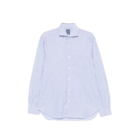 BARBA Men Shirts 54033 0002 BLUE WHITE