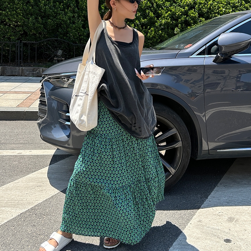 ボトムス スカート マキシ丈スカート フレアスカート マキシ丈 ウエストゴム フレア 揺れる かわいい 大人可愛い きれいめ シンプル カジュアル 上品 おしゃれ かっこい 大人女子 こなれ感