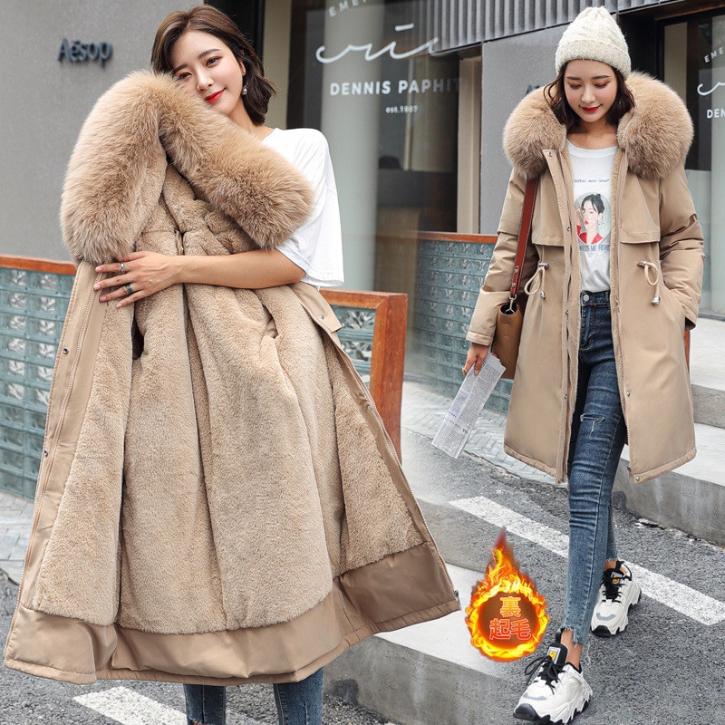 中綿コート レディース ファーコート ボアコート モッズコート アウター フェイクファー ロングコート もこもこ フード付き 冬 暖かい 防寒