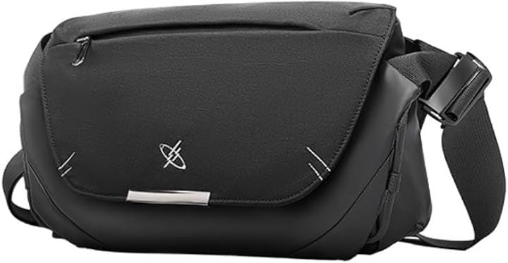 GYXX/星跡 バッ グレディース ショルダーバッグ キャンバスバッグ 通勤(曜夜黒/中号「11インチタブレット」)