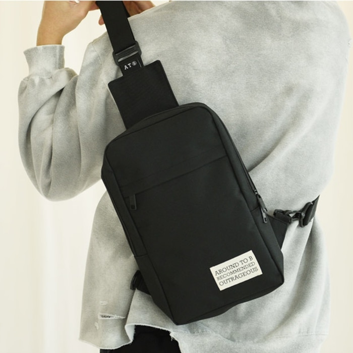 [AROUND TO B] ZEHN WAIST BAG BLACK