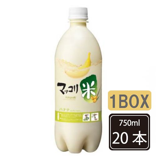 麹醇堂　バナナ味マッコリ 750ml1BOX-20本　　センマッコリ お酒 米酒 発酵酒マッコリ