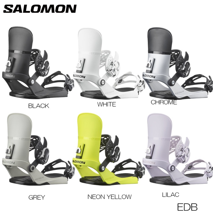 新品未使用 24-25 SALOMON BINDING EDB GREY M安心保証 即日発送 土日祝発送OK 25