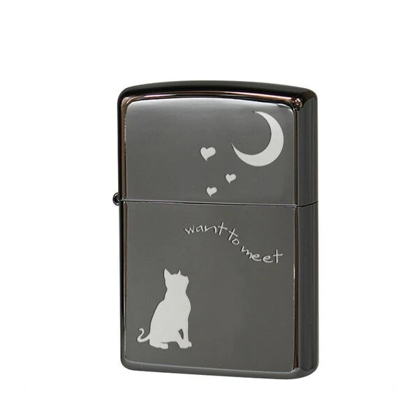 ZIPPO ジッポライター ジッポー キャット＆ムーン 猫 2CAT-BNA