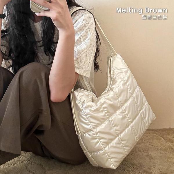 女性用パディングショルダーバッグ 冬の買い物バッグ RB81