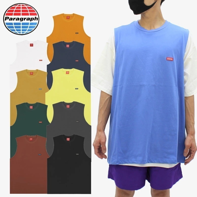 パラグラフ TEN CC SLEEVELESS TEE NO.071 NO.71 ノースリーブ カットソー タンク メンズ レディース