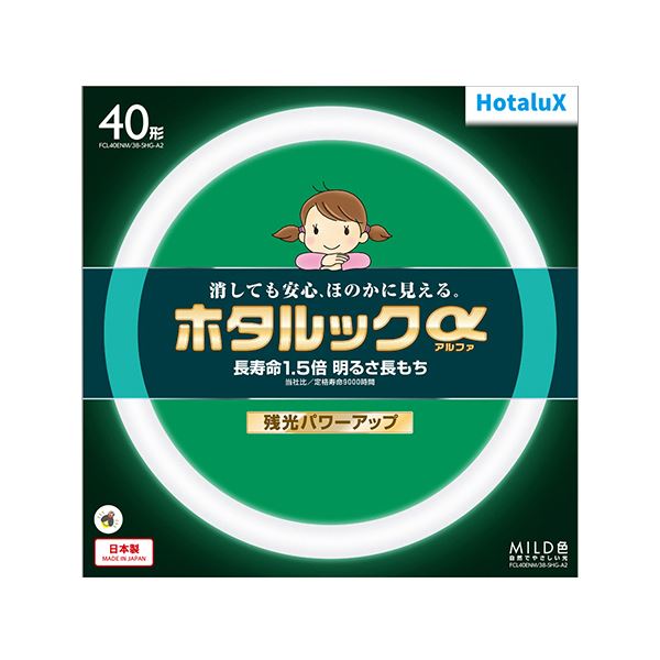 ホタルクス(NEC) 環形蛍光ランプホタルックα MILD 40形 昼白色 FCL40ENM/38-SHG-A2 1個 5,366円