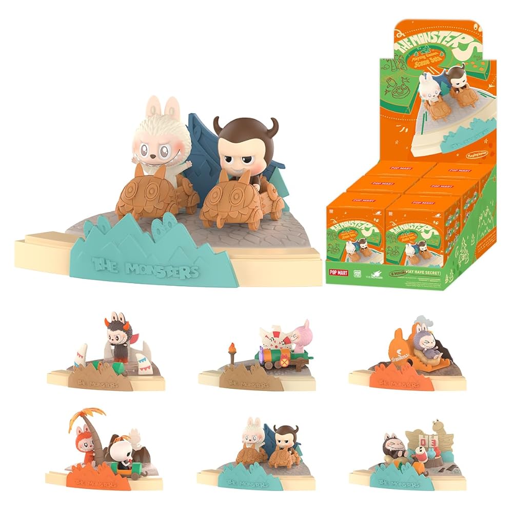 POP MART THE MONSTERS Playing Games Series【アソートボックス 6ピース】 ポップマート ガチャガチャ