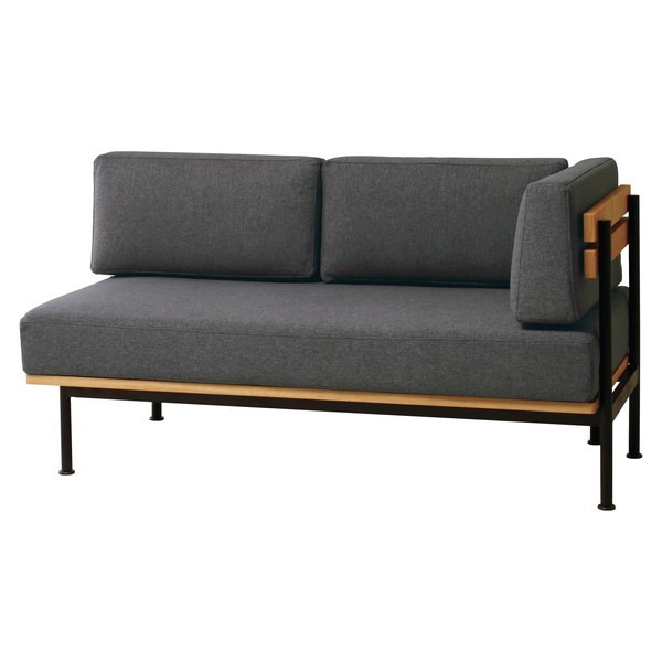 GLM-LS001FAL(CGR) グラム アームソファ(左肘) チャコールグレー メーカー直送 37,213円