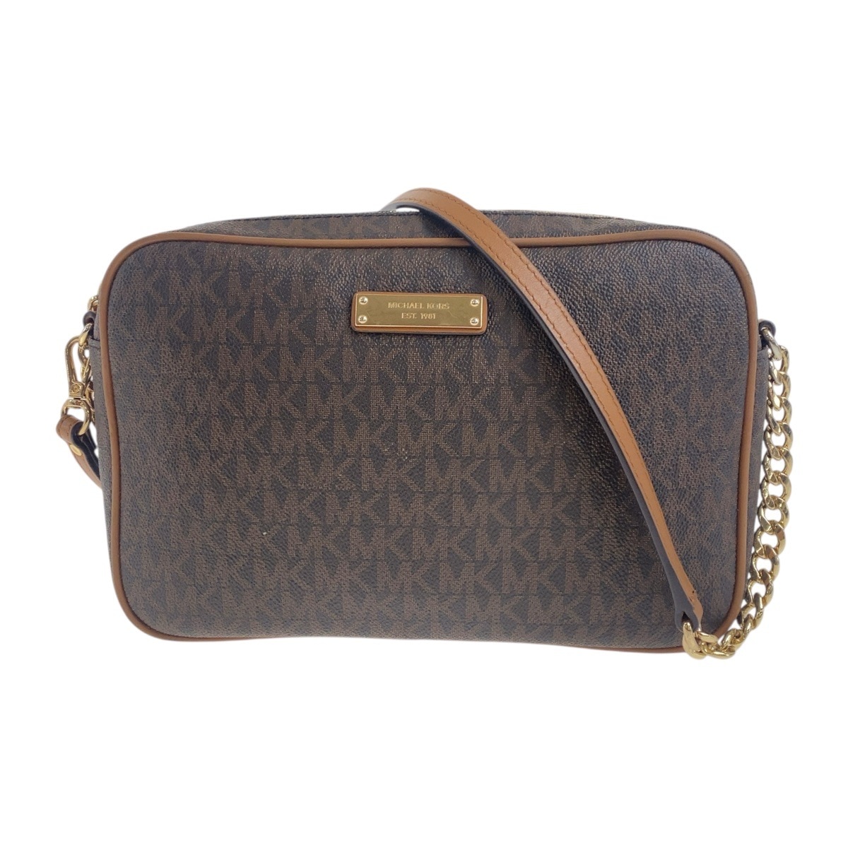 ブラウン ゴールド金具 PVC 32S7GJSC7B 斜め掛け ショルダーバッグ レディース 503665 6,806円