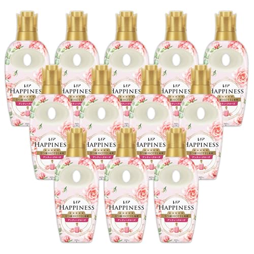 レノア ハピネス 5つ星ホテルの夢ふわタッチ 柔軟剤 アンティークローズの香り 本体 460mL×12本 [ケース品]