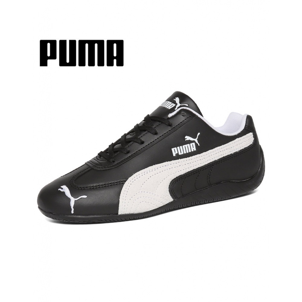 プーマスピードキャットレザースニーカースニーカーブラック 403175_02